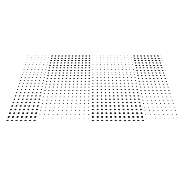 Fading Dot Gradient bathroom mat - TenStickers
