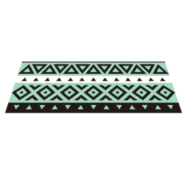 Geometric Gaming Path game rug - TenStickers