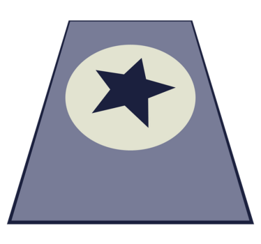 Celestial Centerpiece star rug - TenStickers