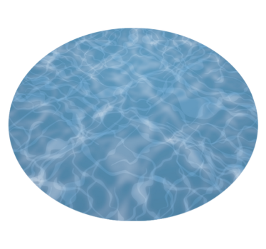 Aquatic Surface Illusion marble rug - TenStickers