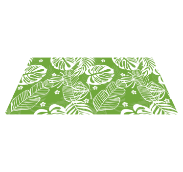 Monstera Leaf Pattern nature carpet - TenStickers