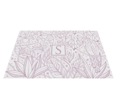 Custom Jungle Motif customized mats - TenStickers