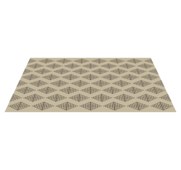 Bohemian effect diamond geometric carpets - TenStickers