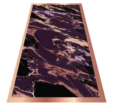 Marbled Pattern marble rug - TenStickers