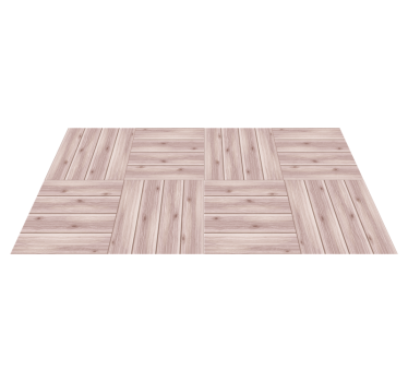 Wooden Planks Simulation wood effect rug - TenStickers
