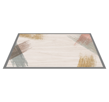 Woodblock wood effect vinyl flooring - TenStickers