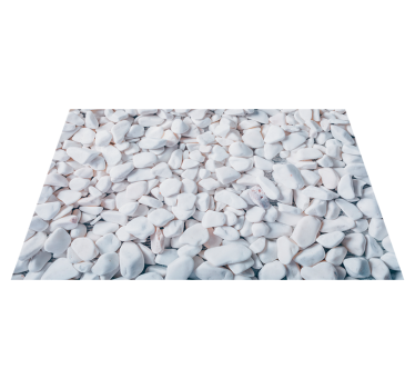 Pebble Stone Illusion texture rug - TenStickers