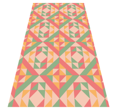 vinyl rug pavement pattern stone flooring - TenStickers