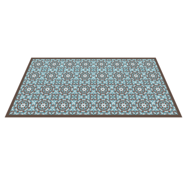 Arabian Turquoise tile mat - TenStickers