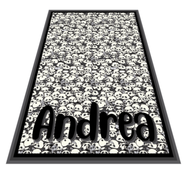 Personalized Pandas custom floor mat - TenStickers