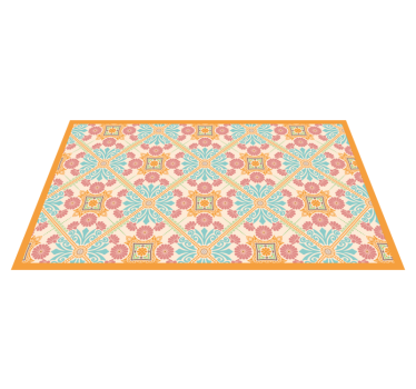 Kitchen colorful mosaic kitchen vinyl mat - TenStickers