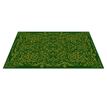 Ornate Swirling Pattern texture rug - TenStickers