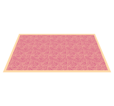 Ornamental Motif bathroom mat - TenStickers