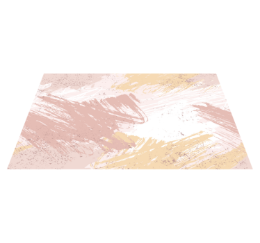 Abstract Pink contemporary rugs - TenStickers