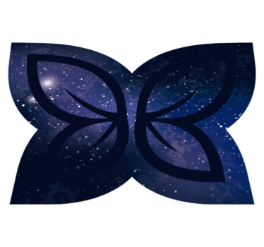 Cosmic Butterfly Silhouette texture rug - TenStickers