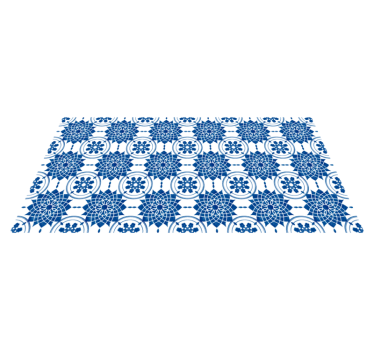 Illustration tiles contemporary rugs - TenStickers