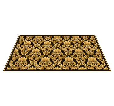 Baroque Ornamentation texture rug - TenStickers