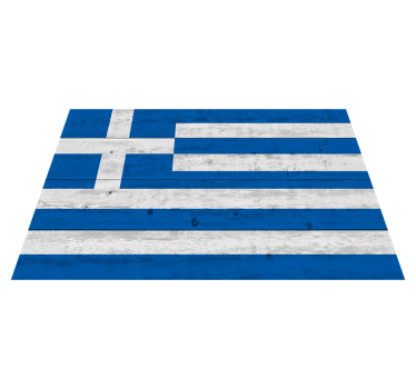 Lined Wooden Surface texture rug - TenStickers