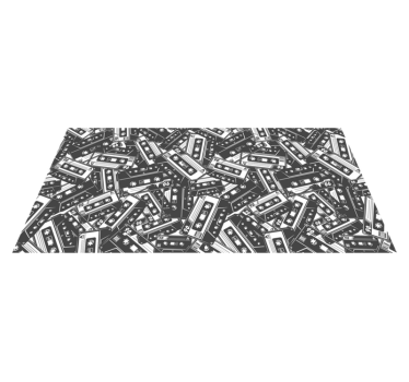 90's cassette retro rug - TenStickers