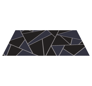 Ivory mosaic vinyl flooring - TenStickers