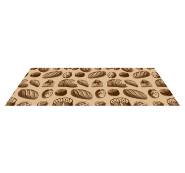Baked Goods Elegance stone effect rug - TenStickers