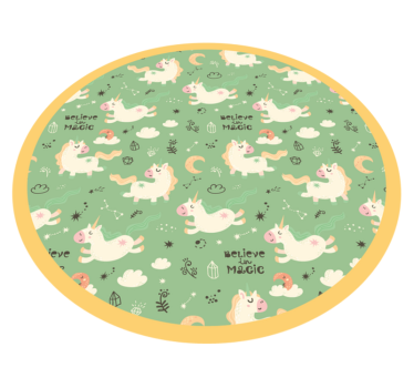 Magical Unicorns kids carpet - TenStickers