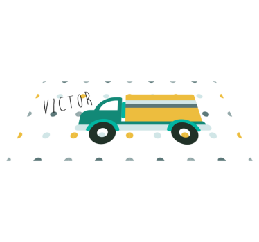 Customizable Truck custom floor mat - TenStickers