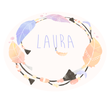 Personalized Feather Circle custom floor mat - TenStickers