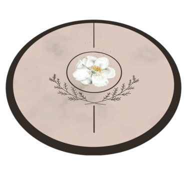 Marble musk rose bedroom carpet - TenStickers