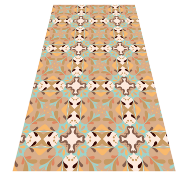 Classic tiles vinyl mat - TenStickers