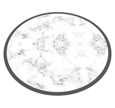 Marble rug in circular design - TenStickers