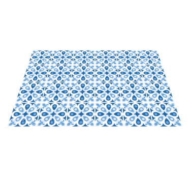 Waterhouse blue contemporary vinyl carpet - TenStickers