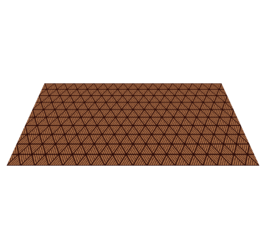 Geometric Textured Surface texture rug - TenStickers