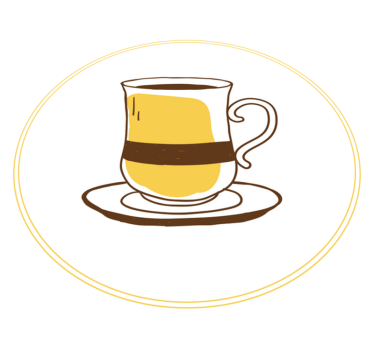 Espresso Glass Illustration kitchen mat - TenStickers