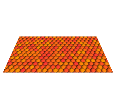 Autumn Scales Pattern texture rug - TenStickers