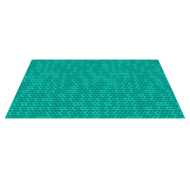 Woven Teal Surface texture rug - TenStickers
