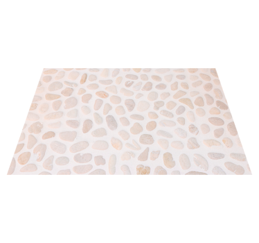Light Stone kitchen vinyl rug - TenStickers