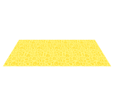 Culinary Symbols kitchen mat - TenStickers