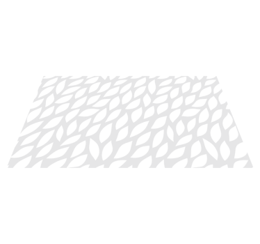 White Leaf pattern contemporary rugs - TenStickers