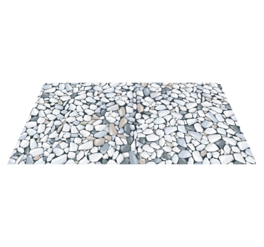 Cartoon Rocks nature carpet - TenStickers