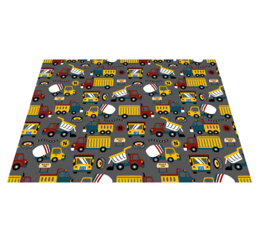 City construction road mat - TenStickers