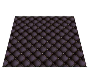 Quilted pattern Home Office Vinyl Rug - TenStickers
