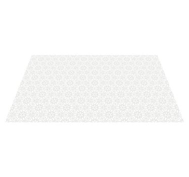 Floral hidraulic tile mat - TenStickers