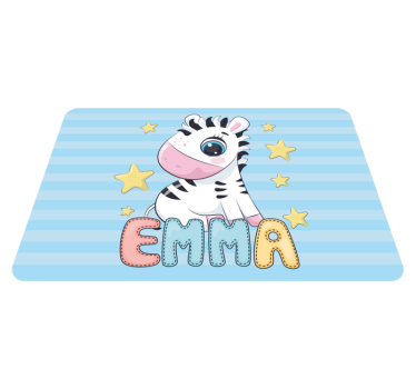 Zebra Striped Fun kids carpet - TenStickers