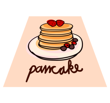 Delicious Pancakes kitchen mat - TenStickers