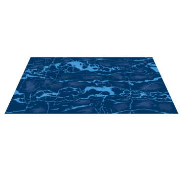 Blue marble contemporary rugs - TenStickers