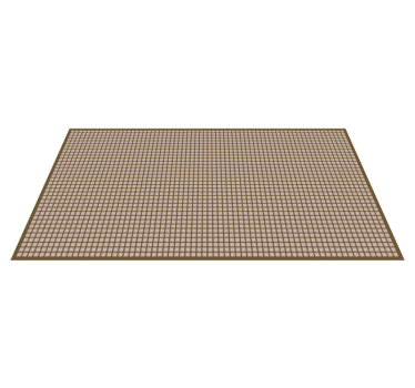 Beige squares geometric vinyl carpets - TenStickers