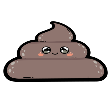 Anime poo emoji. teenage rugs for bedrooms - TenStickers