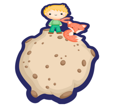 The Little Prince kids vinyl carpet - TenStickers
