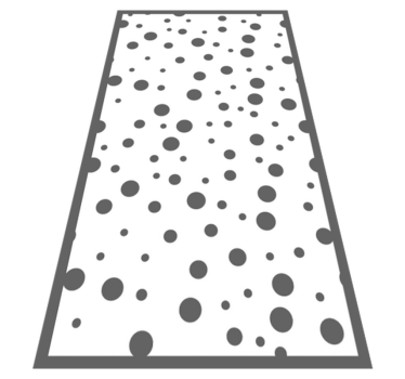 Elegant dark dots bedroom carpet - TenStickers